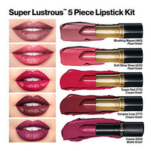 Load image into Gallery viewer, REVLON Super Lustrous Lipstick, 5 Piece Multi-finish Lipcolor Gift Set, in Cream Pearl &amp; Matte, Pack of 5
