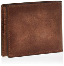 Load image into Gallery viewer, Fossil Men's Derrick Leather RFID-Blocking Bifold Passcase with Removable Card Case Wallet, Brown
