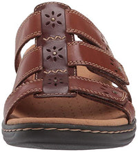 Load image into Gallery viewer, Clarks womens Leisa Spring Sandal, Brown Multi Leather, 6.5 US
