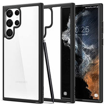 Load image into Gallery viewer, Spigen Ultra Hybrid Designed for Galaxy S22 Ultra Case (2022) - Matte Black
