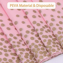 Load image into Gallery viewer, FYY Disposable Plastic Tablecloths,[4 Pack ] Plastic Tablecloths for Indoor or Outdoor Tables Parties Christmas Picnic Birthdays and Weddings 54" X 108"-Pink

