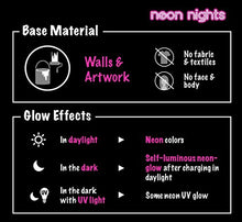 Load image into Gallery viewer, 'XXL Set' 24 Cans of Glow in the Dark Paint by neon nights | Luminescent &amp; Phosphorescent, Self-Luminous Paints
