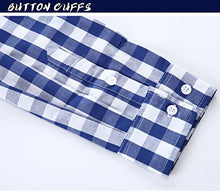 Load image into Gallery viewer, TACVASEN Men's Cotton Shirts with Pocket Breathable Button Down Shirts Working Tops, XL
