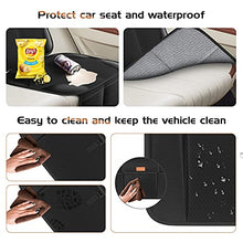 Load image into Gallery viewer, Smart eLf Car Seat Protector + Backseat Car Organizer Kick Mat, Large &amp; Waterproof 600D Fabric Child Auto CarSeat Protectors Saver for Baby Sit with Storage Pockets for Leather and Fabric Car Seat

