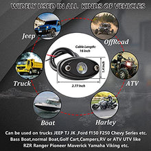 Load image into Gallery viewer, LEDMIRCY R1 White LED Rock Lights 40PCS for Je-ep Off Road Truck ATV SUV RZR Trail Rig Lights Pure White LED Underglow Lights High Power Underbody Lights Auto Car Boat Waterproof Shockproof
