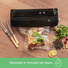 Load image into Gallery viewer, Nutri-Lock Vacuum Sealer Bags. 100 Gallon Bags 11x16 Inch. Commercial Grade Food Saver Bags. BPA Free. Perfect for Sous Vide. Works with FoodSaver.
