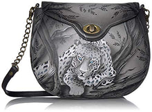 Load image into Gallery viewer, Anna by Anuschka Genuine Hand Painted Leather | Sling Flap Bag | African Leopard
