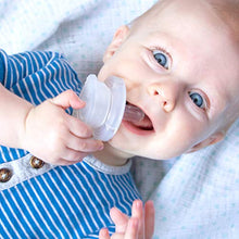 Load image into Gallery viewer, Nippii Baby Freezable Teether Pacifier Fill with Water. Freezable Pacifier Provides Cold Soothing Gum Teething Relief for Teething Babies
