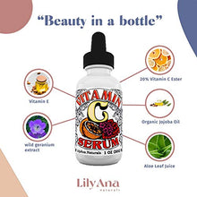 Load image into Gallery viewer, Vitamin C Serum for Face - Face Serum with Hyaluronic Acid and Vitamin E, Anti Aging Serum, Reduces Age Spots and Sun Damage, Promotes Collagen and Elastin - 1oz
