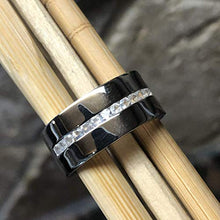 Load image into Gallery viewer, Natural Rainbow Moonstone 925 Solid Sterling Silver Men's Ring Size 6, 7, 8, 9, 10, 11, 12, 13
