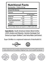 Load image into Gallery viewer, Burn + Control Coffee, Premium 100% South American Arabica, Robusta Blend Coffee, Weight Management Herbs, Garcinia Cambogia and Yerba Mate, Javita
