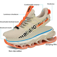 Load image into Gallery viewer, CBYEZY Mens Sneakers Running Shoes for Men Mesh Breathable Comfort Athletic Walking Tennis Shoes Fashion Sneakers (6.5,Beige)
