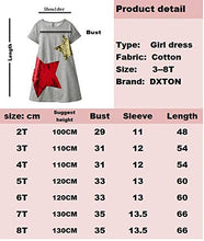Load image into Gallery viewer, DXTON Toddler Girls Dresses Summer Short Sleeves Dresses Outfits SH5881 5T
