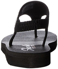 Load image into Gallery viewer, Skechers Cali Women's Meditation-Rock Crown Flat Sandal,black,8 M US
