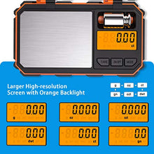 Load image into Gallery viewer, (NEW VERSION) Digital Pocket Scale, 200g /0.01g Mini Scale, 50g calibration weight, Electronic Smart Scale, 6 Units, LCD Backlit Display, Tare for Jewelry, Medicine, Herb (Battery Included)
