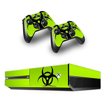 Load image into Gallery viewer, Father's Day Skins Stickers for Xbox One - Custom Xbox One Console Remote Controller Protective Vinyl Decals Covers - Leather Texture Protector Accessories Fit Xbox 1 Controller - Biological Hazard
