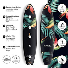 Load image into Gallery viewer, Hurley PhantomTour 10' 6" Stand Up Paddle Board with Hikeable Backpack, Air Pump, Adjustable Floating Paddle, Coiled Leash, Fin &amp; Repair Kit (Paradise)
