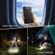 Load image into Gallery viewer, Portable Charger, PD3.0 26800mAh Power Bank Quick Charge 3.0, Titita 18W High-Speed Cell Phone Charger with LED Display Flashlight, High-Capacity External Battery Pack Compatible with iPhone Samsung
