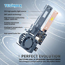 Load image into Gallery viewer, TECHMAX 9005/HB3+9006/HB4 LED Bulbs, Small Design 20000LM 6500K Xenon White ZES Chips Extremely Bright Conversion Kit of 4 Halogen Replacement
