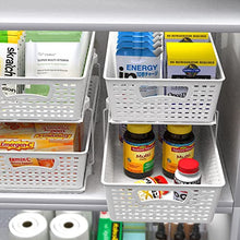 Load image into Gallery viewer, SimpleHouseware 2 Tier Bathroom Organizer Tray Pull-Out Sliding Drawer/Under-Sink Storage, White
