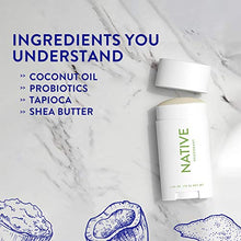 Load image into Gallery viewer, Native Deodorant - Natural Deodorant for Women and Men - Vegan, Gluten Free, Cruelty Free - Aluminum Free, Free of Parabens &amp; Sulfates - Coconut &amp; Vanilla
