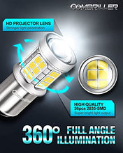 Load image into Gallery viewer, Combriller 194 168 LED Bulbs and 1157 2057 LED Bulbs, Super Bright Led 1157 Bulb For Led Reverse Lights Tail Light Turn Signal Bulb, T10 Interior Car Lights, Total 4 Bulbs
