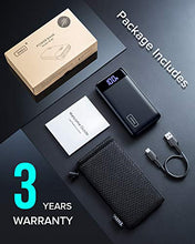 Load image into Gallery viewer, INIU Portable Charger, 18W PD3.0 QC4.0 Fast Charging LED Display 20000mAh Power Bank, Tri-Outputs Battery Pack Compatible with iPhone 12 11 XS X 8 Samsung S20 Google LG iPad Tablet etc. [2021 Version]
