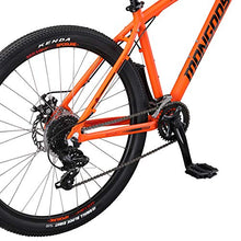 Load image into Gallery viewer, Mongoose Switchback Sport Adult Mountain Bike, 8 Speeds, 27.5-inch Wheels, Mens Aluminum Medium Frame, Orange

