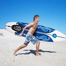Load image into Gallery viewer, GYMAX Surfboard, 6FT Stand Up Paddle Board with Removable Fins &amp; Safety Leash, Lightweight Non-Slip Paddle Board for Teenagers, Adult, Beginners (Daisy)
