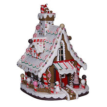 Load image into Gallery viewer, Kurt Adler 12-Inch Lighted Christmas Gingerbread House
