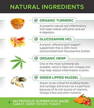Load image into Gallery viewer, PetHonesty Hemp Hip &amp; Joint Supplement for Dogs - Hemp Oil &amp; Hemp Powder - Glucosamine Chondroitin for Dogs Turmeric, MSM, Green Lipped Mussel, Dog Treats Improve Mobility, Reduces Discomfort - Duck
