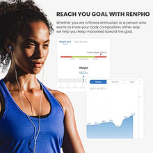 Load image into Gallery viewer, RENPHO Body Fat Scale Smart BMI Scale Digital Bathroom Wireless Weight Scale, Body Composition Analyzer with Smartphone App sync with Bluetooth, 396 lbs - Black
