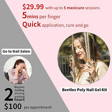 Load image into Gallery viewer, Beetles Poly Gel Kit for Nail, Builder Gel for Quick Nail Extension Starter Kit and Professional Nail Technician, All-in-One French Manicure Kit for Nail Enhancement
