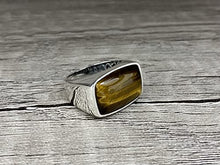 Load image into Gallery viewer, KAR 925K Stamped Sterling Silver Tiger Eye Men's Ring K3K (8)
