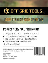 Load image into Gallery viewer, OFF GRID TOOLS Mini Fishing B.O.S.S Bug Out Bag Survival Fishing Kit. 45 Piece Fishing Kit

