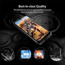 Load image into Gallery viewer, 13000mAh Rugged Phone, Blackview BV9100 4GB+64GB Dual SIM Rugged Cell Phones Unlocked, IP68 Waterproof Smartphone, Android 9.0 Pie 6.3" Screen NFC Face Unlocked AT&amp;T T-Mobile Blackview Cell Phones
