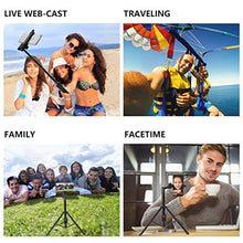 Load image into Gallery viewer, Selfie Stick Tripod,54" Extendable Tripod Stand with Cell Phone Mount Holder &amp; Rechargeable Wireless Remote,Lightweight, Compatible with iPhone &amp; Android Phone,Camera,Gopro
