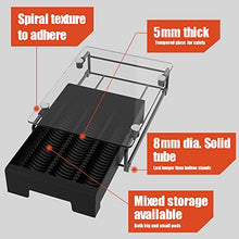 Load image into Gallery viewer, EVERIE Crystal Tempered Glass Organizer Drawer Holder Compatible with Nespresso Vertuo Capsules, Compatible with 21 Big or 30 Small Vertuoline Pods, NP01S
