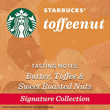 Load image into Gallery viewer, Starbucks Medium Roast K-Cup Coffee Pods — Toffeenut for Keurig Brewers — 1 box (10 pods total)
