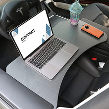 Load image into Gallery viewer, BMZX Tesla Model Y Model 3 Laptop Tray Steering Wheel Desk for Laptop Food Trays Food Seat Travel Tray Table for Driver
