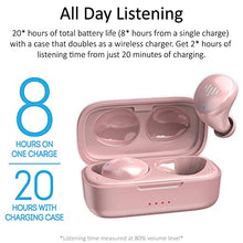 Load image into Gallery viewer, iLuv TB100 Wireless Earbuds, Bluetooth in-Ear True Cordless with Hands-Free Call MEMS Microphone IPX6 Waterproof Protection, Includes Compact Charging Case and 4 Ear Tips, Rose Gold
