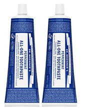 Load image into Gallery viewer, Toothpaste Peppermint Dr. Bronner's 5 oz Paste Pack of 2 (2) by Dr. Bronner's
