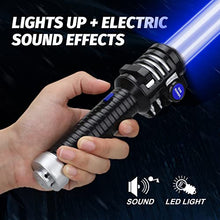 Load image into Gallery viewer, TOY Life Light Up Saber - 3 Pack Lightup Sabers, Telescopic Extendable &amp; Collapsable Laser Sword, LED Light Sword Set with Motion Sensitive FX Sound, Light Up Swords for Kids Adults
