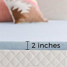 Load image into Gallery viewer, Linenspa 2 Inch Gel Infused Memory Foam Mattress Topper, Twin

