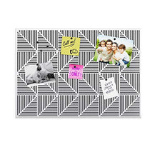 Load image into Gallery viewer, Umbra Trigon, Wall Mounted Bulletin Board, Magnetic Board, and Message Board, White
