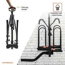 Load image into Gallery viewer, Hyperax 2-Bike Hitch Mounted Bike Rack Carrier for 2-inch Receivers - Fits Up to 140lbs Electric Mountain Bikes, Road Bikes with Up to 5-inch Fat Tires - Compatible with SUV, Trucks, Sedan
