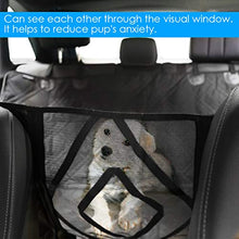 Load image into Gallery viewer, URPOWER Upgraded Dog Seat Covers with Mesh Visual Window 100% Waterproof Dog Car Seat Cover Nonslip Pet Seat Cover for Back Seat with Storage Pockets, Washable Dog Hammock for Cars Trucks and SUVs
