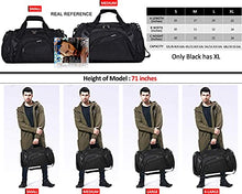 Load image into Gallery viewer, Gym Bag for Men,SIYUAN Sports Travel Duffel Womens Durable Athletic Workout Fitness Bag 32L 15 Inches Black,Small for Thanksgiving Day
