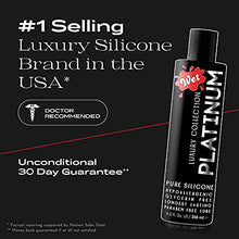Load image into Gallery viewer, Wet Platinum Silicone Based Sex Lube 9 Ounce Premium Personal Luxury Lubricant for Men Women &amp; Couples. More Long Lasting Than Water Based. Condom Safe Hypoallergenic Glycerin Paraben Free Intimacy
