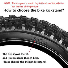 Load image into Gallery viewer, UPTOYO Kickstand for 18" Kids Bike Children's Bicycle Kickstand Single-Side Stand Kids Bicycle Support Stand Kids Bike Kickstand Toddler Kickstand (18)
